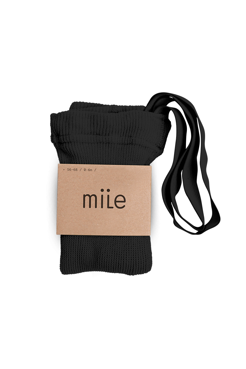 Mile - Suspender tights - Black – The Mini Team