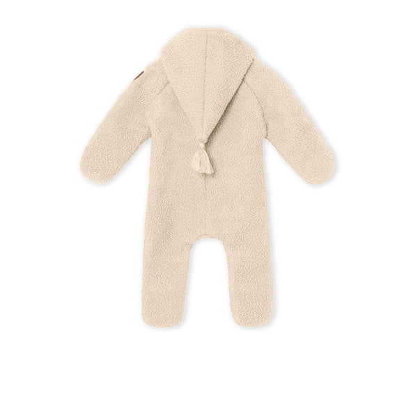 MINI A TURE - Adel teddy fleece jumpsuit - Sand Dollar