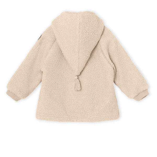 MINI A TURE - Liff teddy fleece jacket - Sand dollar