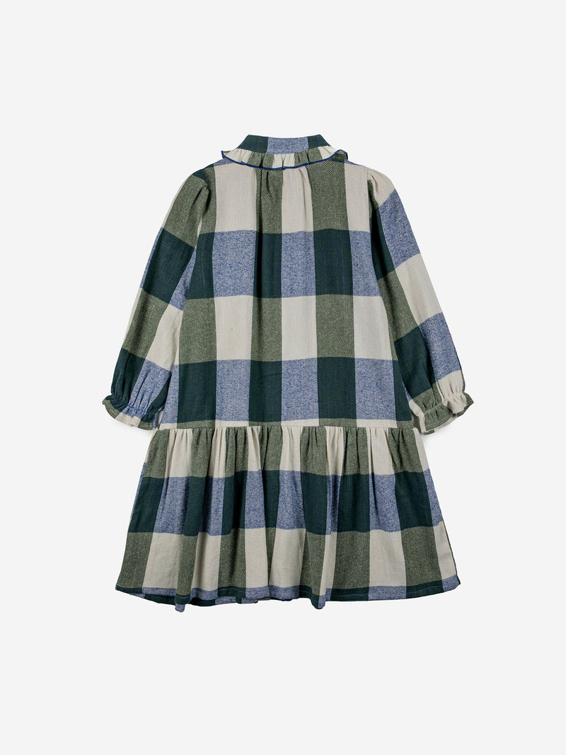 Bobo Choses - Plaid Check jacquard woven dress