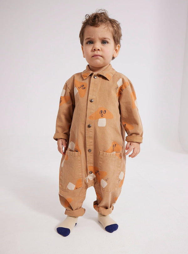 Bobo Choses - Baby Mr. Mushroom all over woven overall