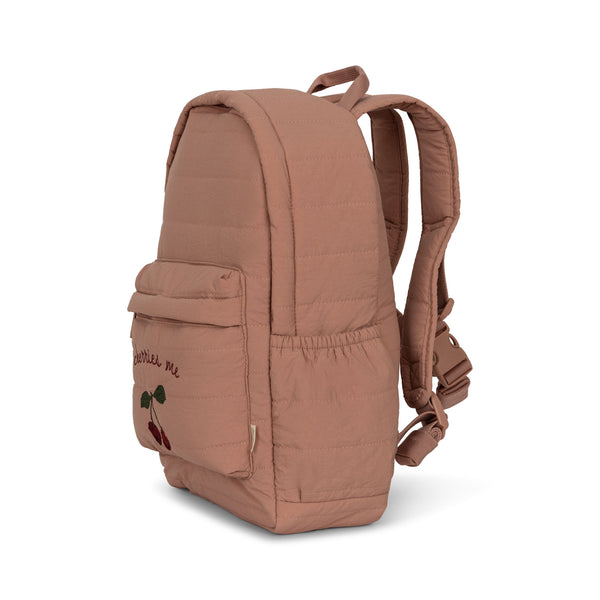 Konges Sløjd - Juno quilted backpack Midi - Cameo Brown