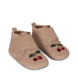 Konges Sløjd - Mamour Embroidery Booties - Dusty Pink