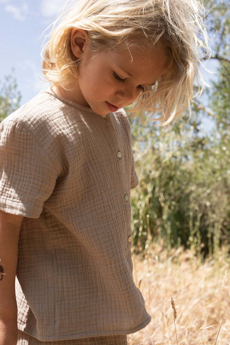 Konges Sløjd - Olive SS Shirt - Pure Cashmere