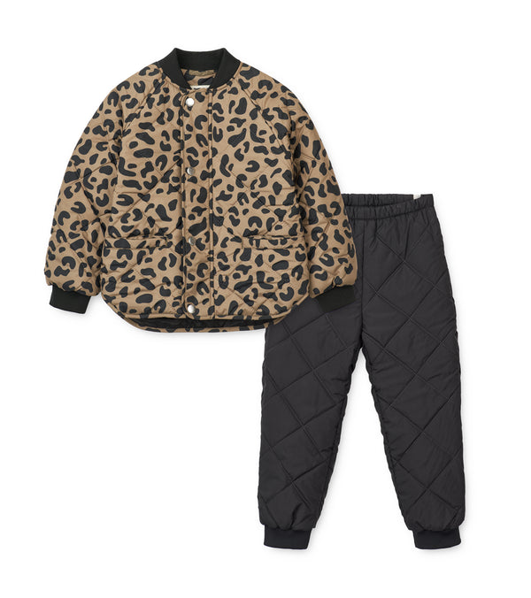 Liewood - Anniston Thermo Set Leo oat / Black