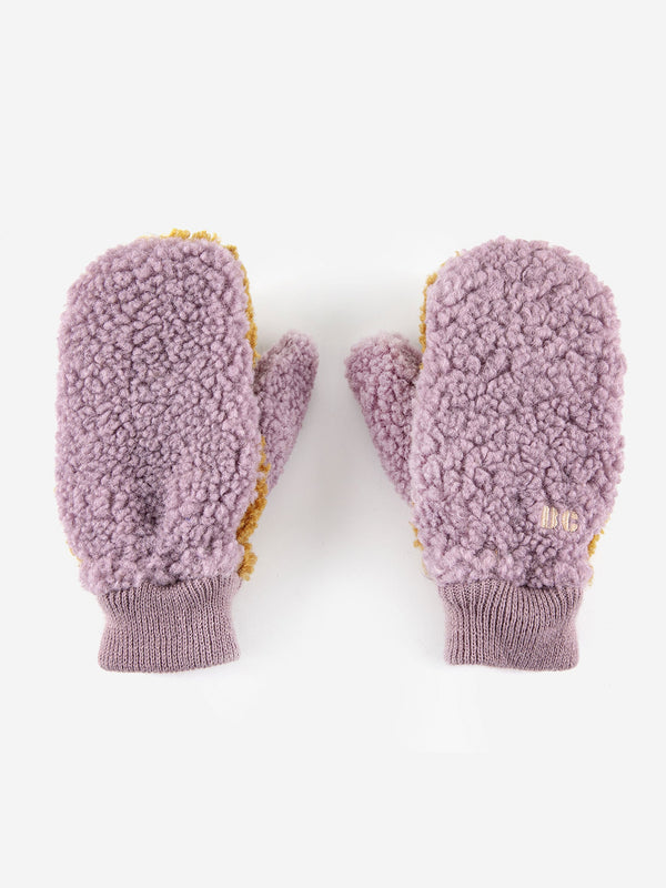 Bobo Choses - Sheepskin Color Block lavender gloves