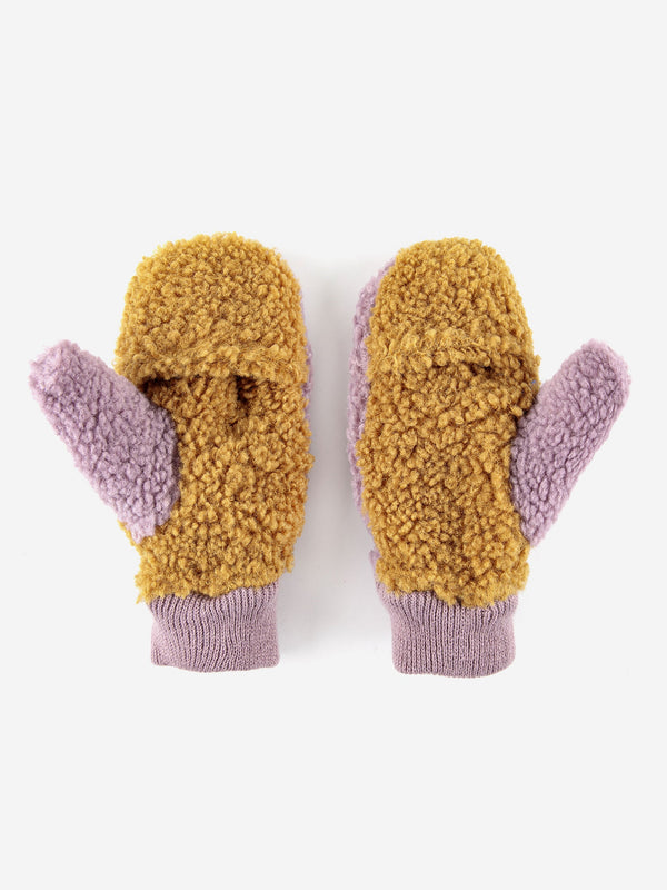 Bobo Choses - Sheepskin Color Block lavender gloves