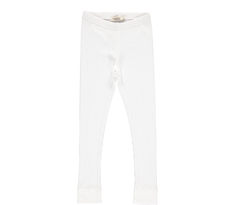 MarMar Copenhagen - Leggings Rib - Gentle White