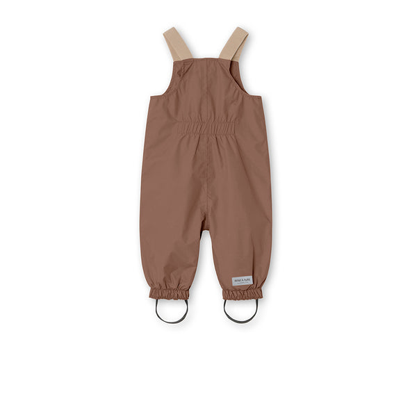 MINI A TURE - Recycled Walentaya mid-season pants - Brownie