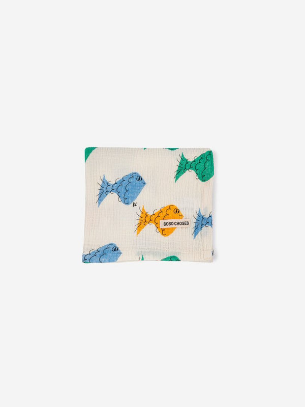 Bobo Choses - Multicolor Fish all over muslin
