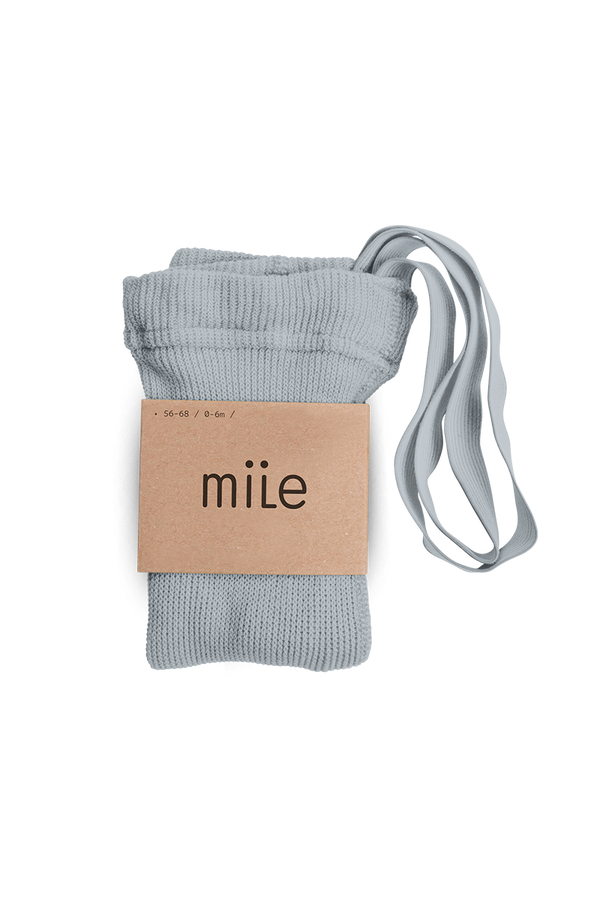 Mile - Tights with Braces - Light Grey