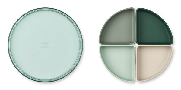 Liewood - Shawn Divider Plate - Peppermint Mix